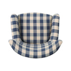 Modern Retro 30.25 High Back Upholstered Arm Chair with Wood Legs for Living Room