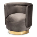 Upholstered Swivel Accent Chair