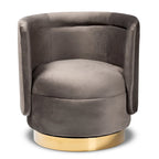 Upholstered Swivel Accent Chair