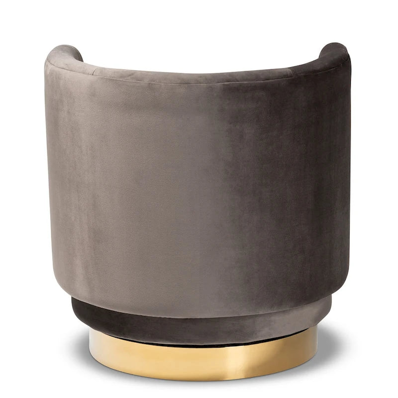 Upholstered Swivel Accent Chair