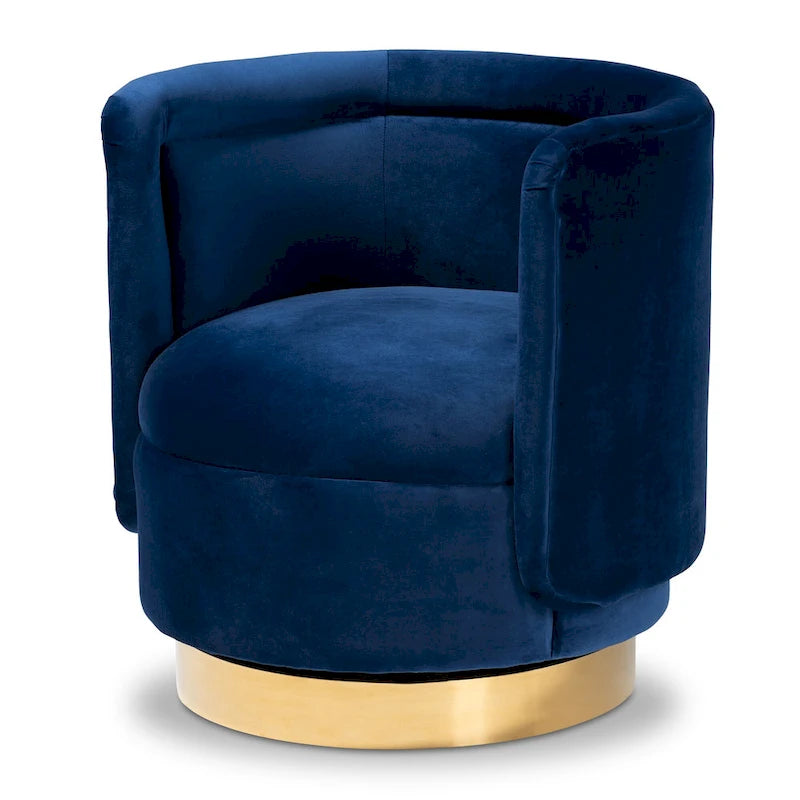 Upholstered Swivel Accent Chair