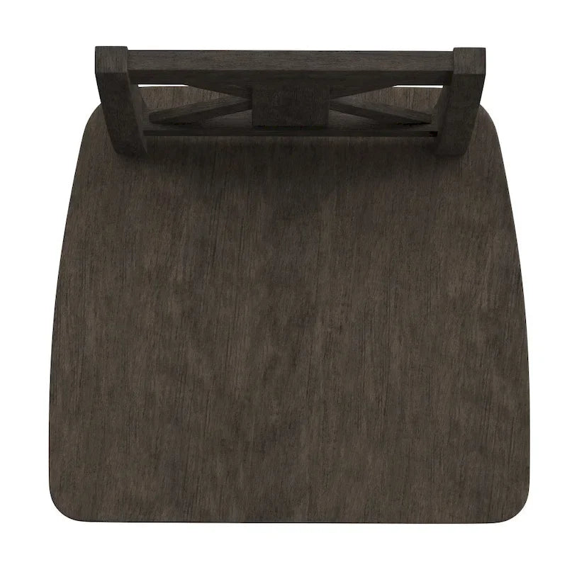 Modern Farmhouse Wooden Swivel Counter Stool