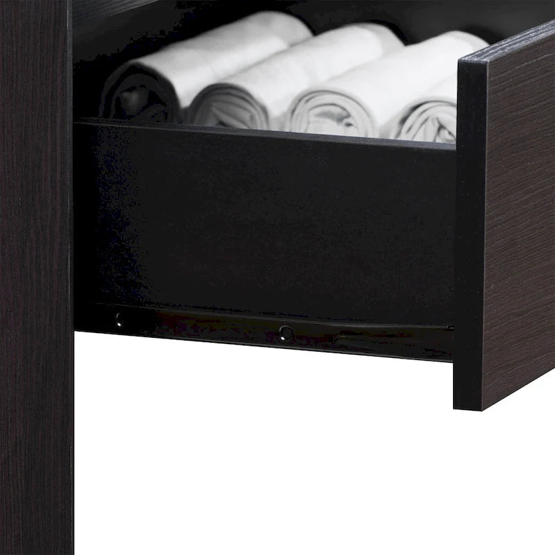 Mid-Century Modern 5-Drawer Tall Dresser with Clean Curves