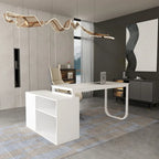 55-inch L Shaped Office Computer Desk w/ Drawers