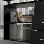 55-inch L Shaped Office Computer Desk w/ Drawers