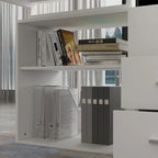 55-inch L Shaped Office Computer Desk w/ Drawers