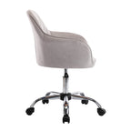 Home Office Desk Chair, Fabric And Roller Wheels