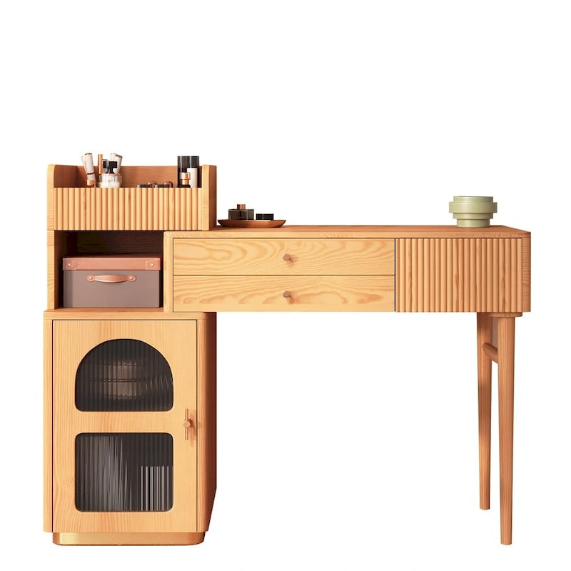 Vanity Makeup Table with 3 Drawers