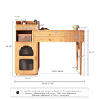 Vanity Makeup Table with 3 Drawers
