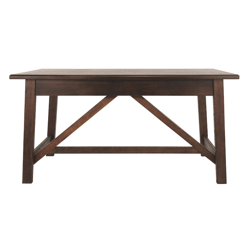 Rustic Brown Home Office Large Leg Desk