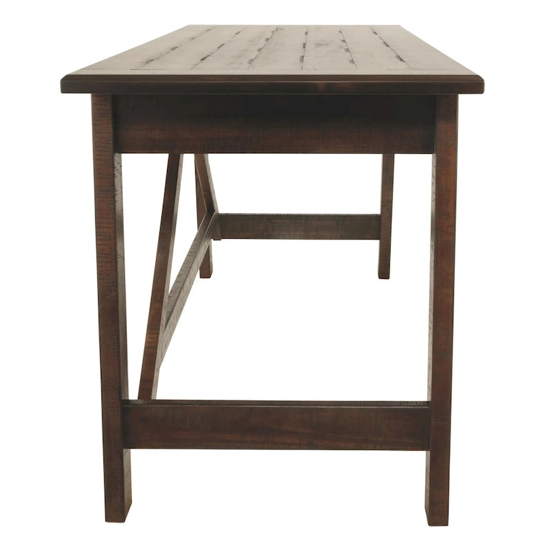 Rustic Brown Home Office Large Leg Desk