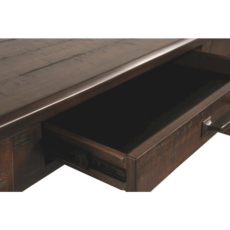 Rustic Brown Home Office Large Leg Desk