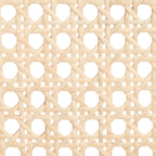 Low Back Cane Rattan Counter Stool with Beech Wood Frame