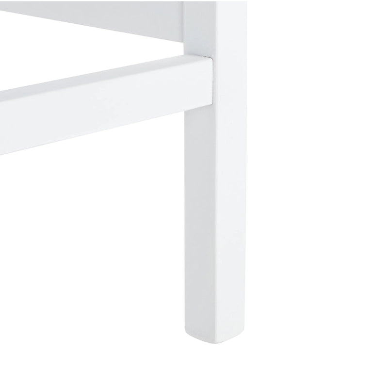Low Back Cane Rattan Counter Stool with Beech Wood Frame