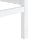 Low Back Cane Rattan Counter Stool with Beech Wood Frame