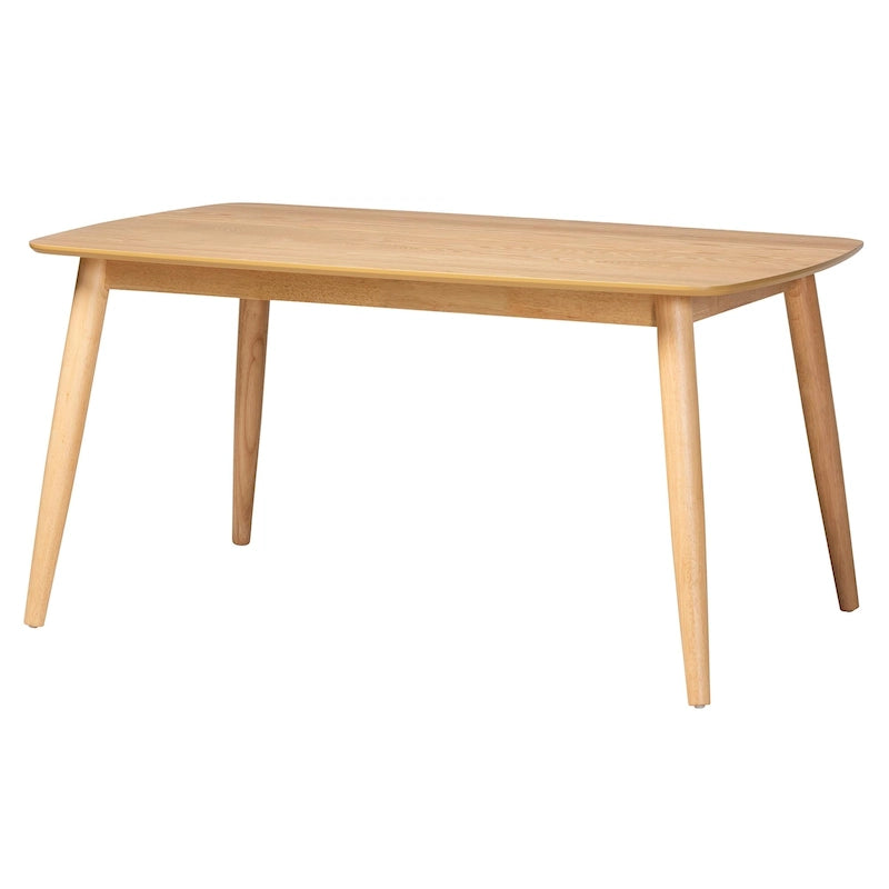 Mid-Century Modern Finished Wood Dining Table