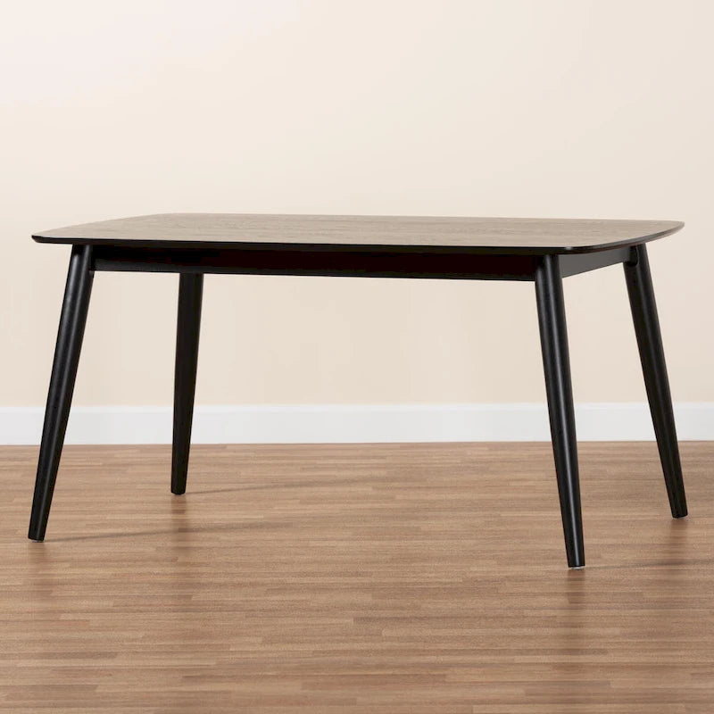 Mid-Century Modern Finished Wood Dining Table