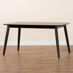 Mid-Century Modern Finished Wood Dining Table