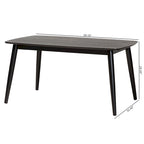 Mid-Century Modern Finished Wood Dining Table
