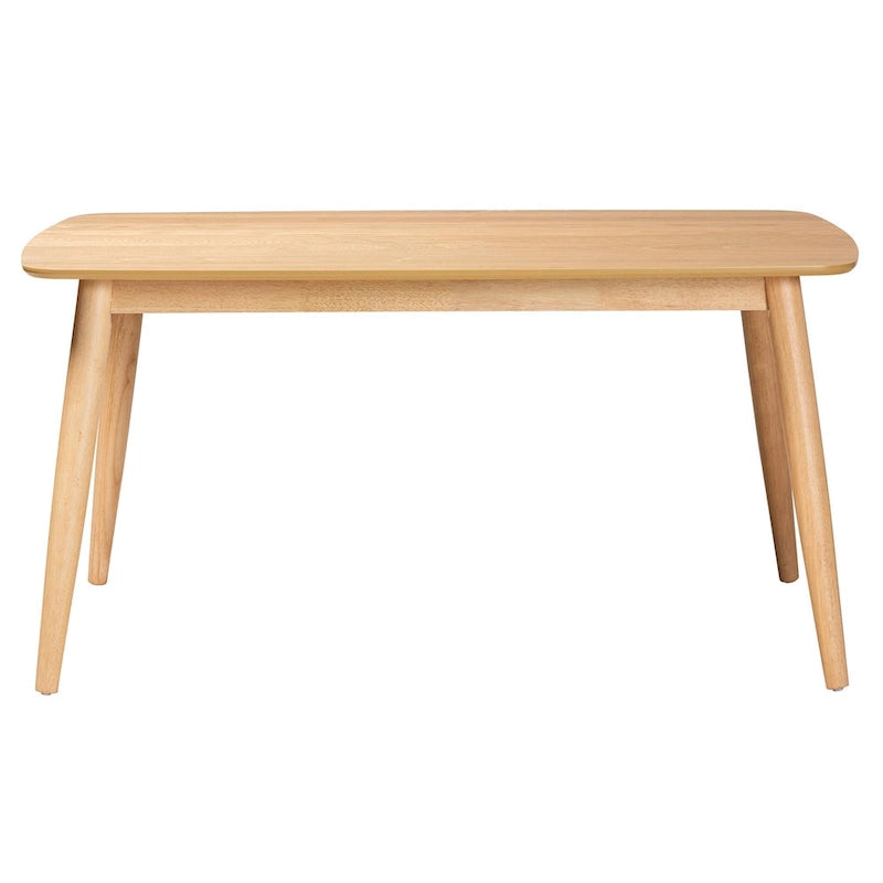 Mid-Century Modern Finished Wood Dining Table