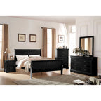 6-Drawer Bedroom Dresser with Stylish Nickel Handles