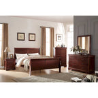 6-Drawer Bedroom Dresser with Stylish Nickel Handles