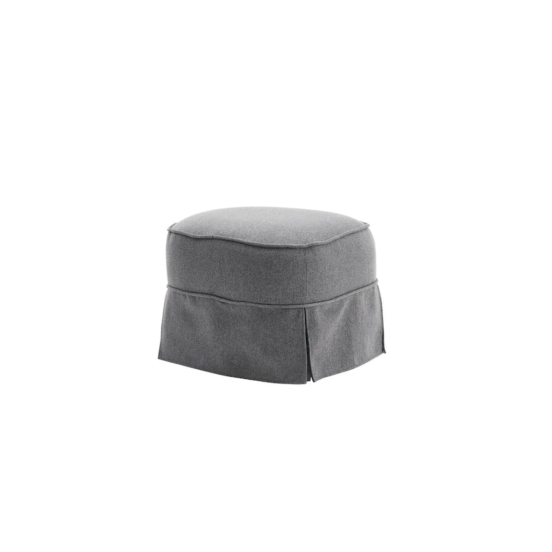 Swivel Barrel Chair With Ottoman, Swivel Accent Chairs Armchair for Living Room