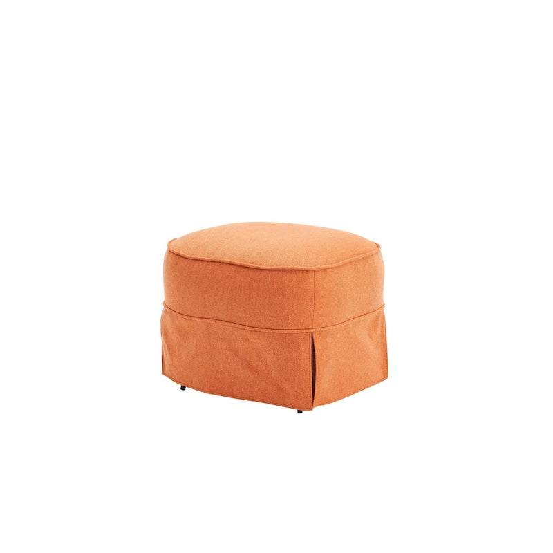 Swivel Barrel Chair With Ottoman, Swivel Accent Chairs Armchair for Living Room