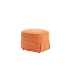 Swivel Barrel Chair With Ottoman, Swivel Accent Chairs Armchair for Living Room