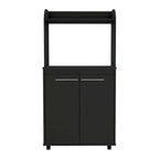 Modern Kitchen Cabinet Microwave Cart with 1 Shelf and 2 Doors