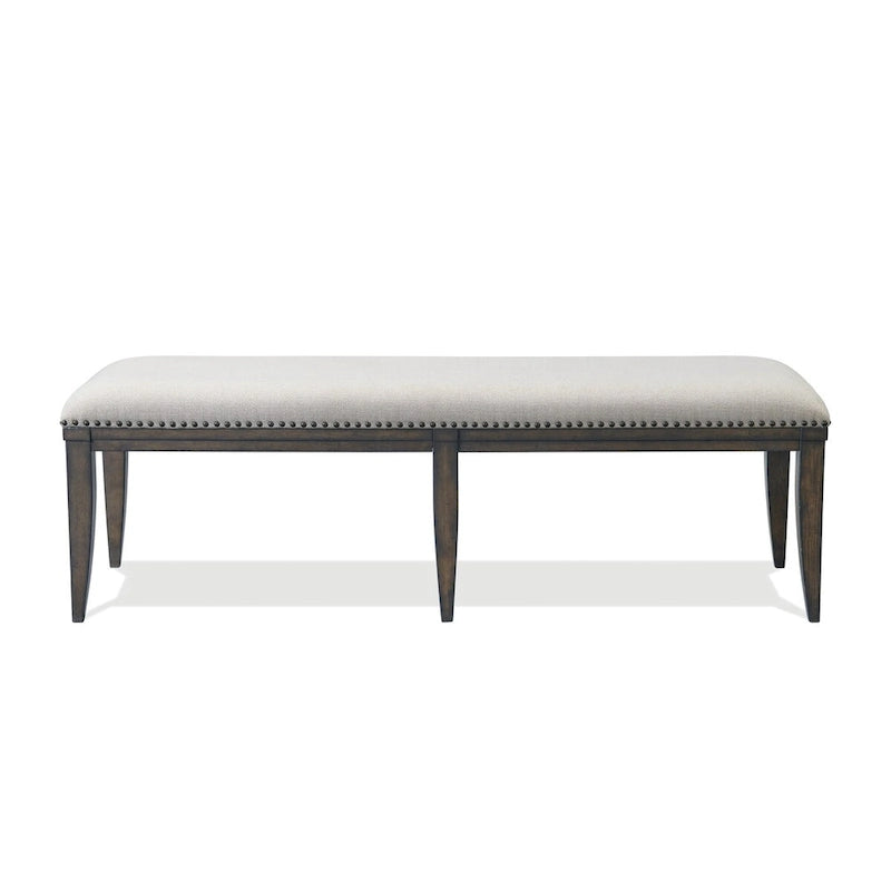 Upholstered Dining Bench, Beige