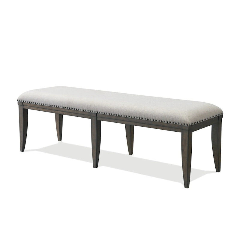 Upholstered Dining Bench, Beige