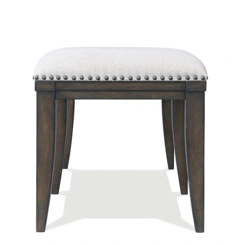 Upholstered Dining Bench, Beige