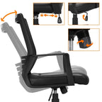 Adjustable Ergonomic Mesh Office Chair with Lumbar Support