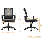 Adjustable Ergonomic Mesh Office Chair with Lumbar Support