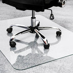 Heavy Duty Glass Chair Mat for Hard Floors & Carpets - 48 x 60