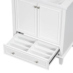 Bathroom Cabinet with Doors and Drawer