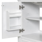 Bathroom Cabinet with Doors and Drawer