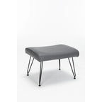 Rocking Chair, Glider Chair, Rocking Accent Chair with Lumbar Pillow and Ottoman for Nursery/Living Room/Bedroom