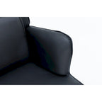 Rocking Chair, Glider Chair, Rocking Accent Chair with Lumbar Pillow and Ottoman for Nursery/Living Room/Bedroom