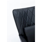 Rocking Chair, Glider Chair, Rocking Accent Chair with Lumbar Pillow and Ottoman for Nursery/Living Room/Bedroom