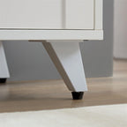Sideboard Buffet Cabinet With 3 Doors And Removable Shelves