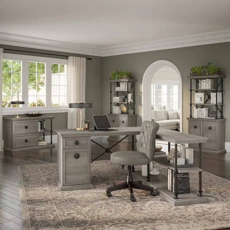 60W Designer Desk with Storage