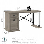 60W Designer Desk with Storage
